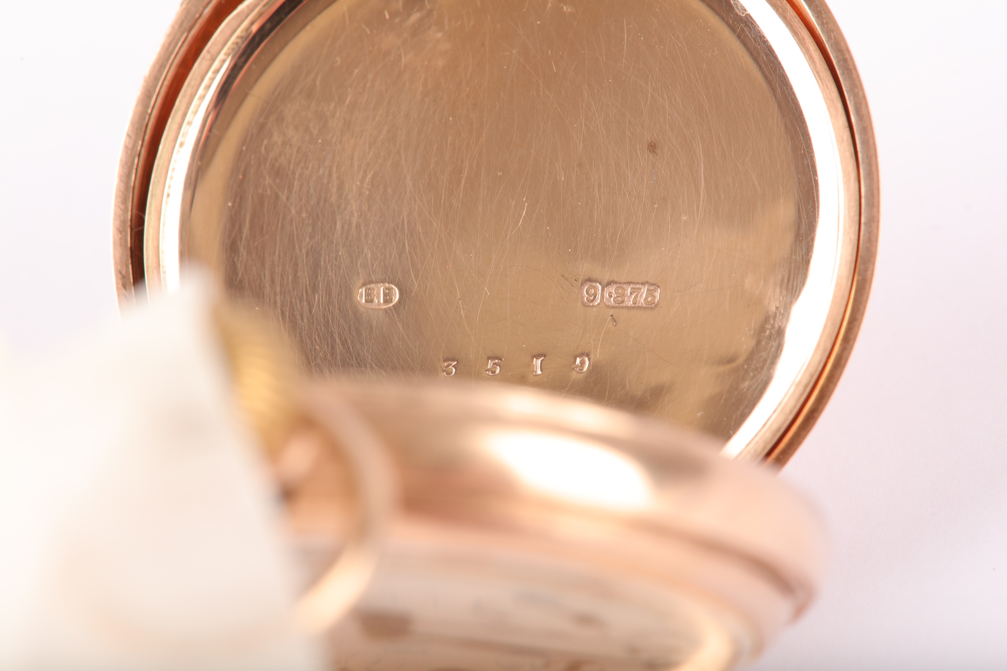 Lot 407 WALTHAM. A 9K GOLD FULL POCKET WATCH. Maker