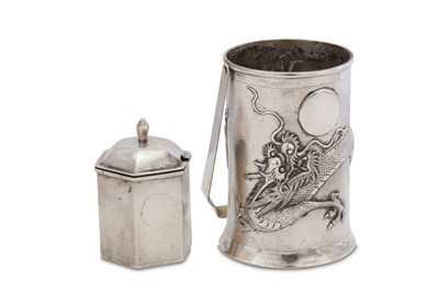 Lot 327 - An early 20th century Chinese export silver...