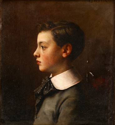 Lot 282 - CESAR PATTEIN (FRENCH 1850 - 1931)  Portrait...