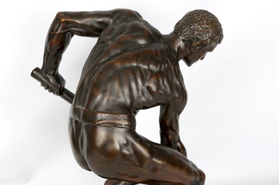 Lot 94 - ALFRED BOUCHER (FRENCH 1850-1934): A BRONZE...