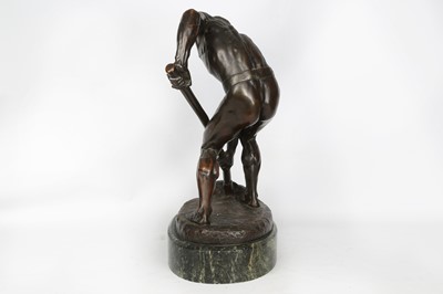 Lot 94 - ALFRED BOUCHER (FRENCH 1850-1934): A BRONZE...