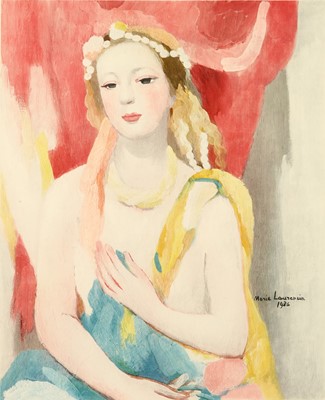 Lot 226 - MARIE LAURENCIN (FRENCH 1883 - 1956) ARR...
