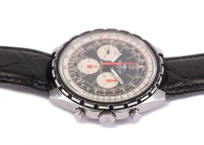 Lot 366 - BREITLING. A OVERSIZED STAINLESS STEEL MANUAL...