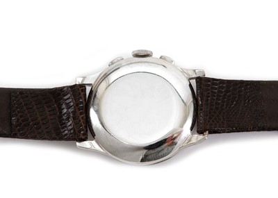 Lot 336 - HELBROS/GENEVE. AN 18K WHITE GOLD MANUAL WIND...
