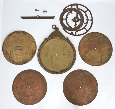 Lot 255 - AN INDIAN BRASS ASTROLABE  India, late 18th -...