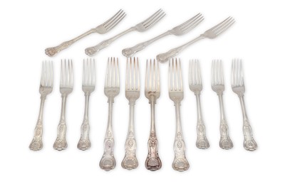 Lot 92 - A mixed group of Victorian antique sterling...