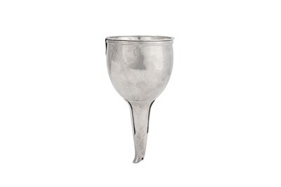 Lot 312 - A George III antique sterling silver wine...
