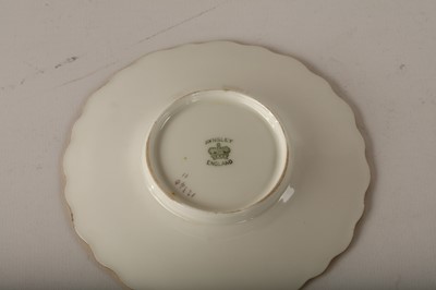 Lot 183 - A CASED SILVER-MOUNTED AYNSLEY PORCELAIN...