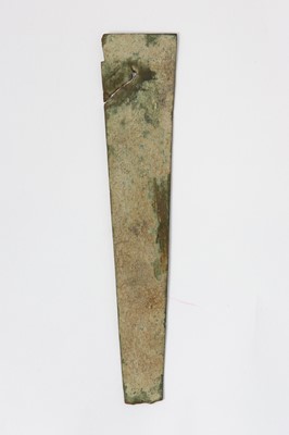 Lot 16 - * A SILVER-INLAID BRONZE STRIP PROPERTY FROM...