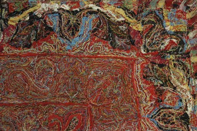 Lot 276 - * AN EMBROIDERED SHAWL PROPERTY FROM AN...