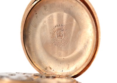 Lot 422 - CROWN WATCH CO. AN AMERICAN GOLD PLATED FULL...