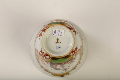 Lot 12 - A MEISSEN BEAKER, circa 1725-30, painted with...