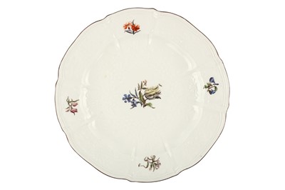 Lot 89 - A MEISSEN PLATE, circa 1750, modelled by J.F....