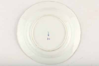 Lot 88 - A MEISSEN PLATE, circa 1745, painted with a...