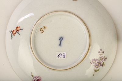 Lot 79 - A MEISSEN COFFEE CUP AND SAUCER, circa 1745-50,...