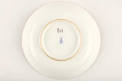 Lot 81 - A MEISSEN SAUCER, circa 1745, finely painted...