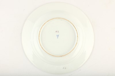 Lot 92 - A MEISSEN PLATE, circa 1750-60, painted in...