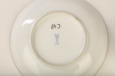Lot 66 - A MEISSEN TEABOWL AND SAUCER, circa 1740, both...