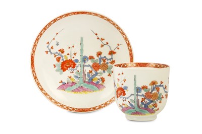 Lot 67 - A MEISSEN COFFEE CUP AND SAUCER, circa 1740,...
