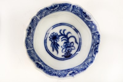 Lot 44 - A MEISSEN LOBED TEABOWL AND SAUCER, circa 1740,...
