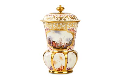 Lot 39 - A MEISSEN BEAKER AND A COVER, 19th Century, of...