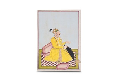 Lot 219 - A PORTRAIT OF A YELLOW-DRESSED NOBLEMAN North...