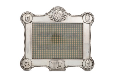 Lot 60 - A Royal commemorative silver frame, London...