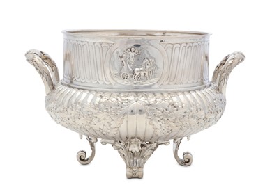 Lot 141 - A late 19th century German silver two-handled...