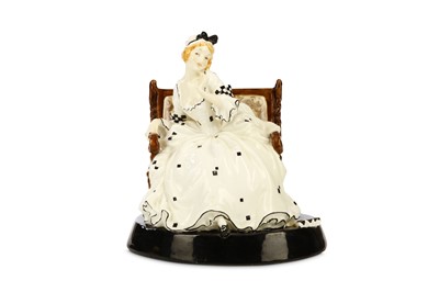 Lot 205 - AN EARLY ROYAL DOULTON PORCELAIN FIGURE OF THE...