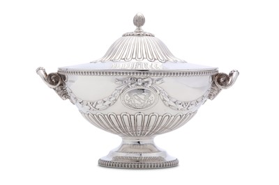 Lot 363 - A Victorian antique sterling silver soup...
