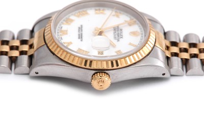 Lot 370 - ROLEX. A GENTS STAINLESS STEEL AUTOMATIC...
