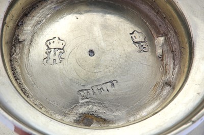 Lot 128 - A cased 18th century French silver-gilt beaker,...