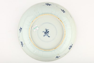 Lot 27 - A SET OF SIX CHINESE BLUE AND WHITE DISHES....