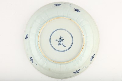 Lot 27 - A SET OF SIX CHINESE BLUE AND WHITE DISHES....