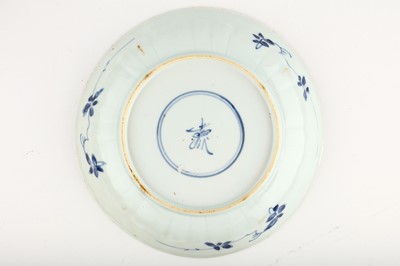 Lot 27 - A SET OF SIX CHINESE BLUE AND WHITE DISHES....