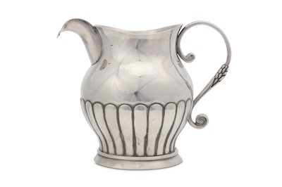 Lot 340 - A 19th century Mexican silver jug, marked for...