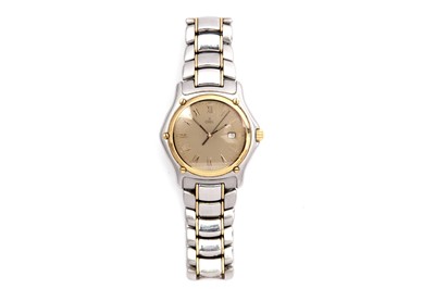 Lot 339 - EBEL. A STAINLESS STEEL AND GOLD QUARTZ...