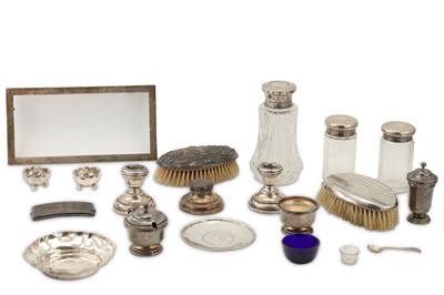 Lot 314 - A mixed group of assorted sterling silver...