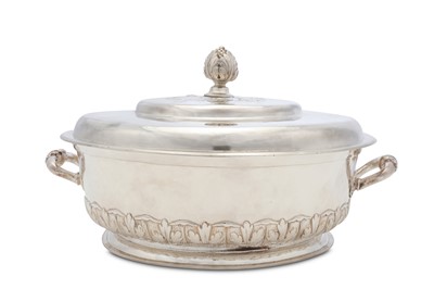 Lot 200 - An early 20th century silver plated covered...