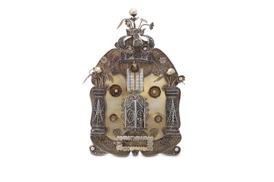 Lot 348 - Judaica – A fine Victorian antique parcel-gilt...