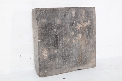 Lot 424 - TWO CHINESE LIMESTONE EPITAPHS. Tang Dynasty....