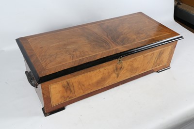 Lot 172 - A LATE 19TH CENTURY SWISS BURR WALNUT AND...