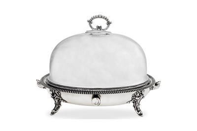 Lot 204 - A large Victorian antique EPNS silver plated...