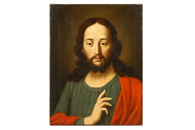 Lot 27 - MANNER OF GUIDO RENI  Christ  oil on canvas,...