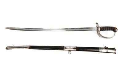 Lot 142 - This Rifle Volunteers sword belonged to...