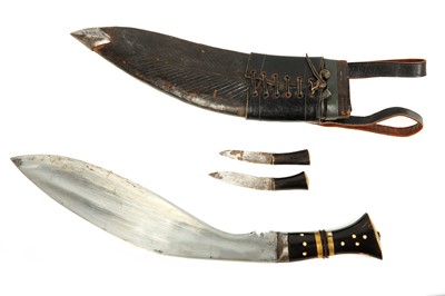 Lot 67 - A good quality Nepalese kukri from the...