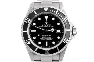 Lot 383 - ROLEX. A GENTS STAINLESS STEEL AUTOMATIC...