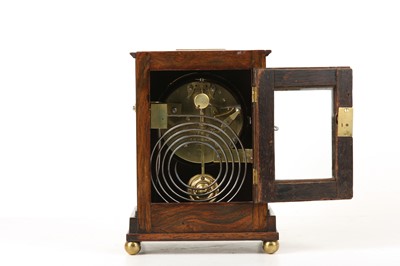 Lot 198 - A REGENCY ROSEWOOD AND BRASS MOUNTED FUSEE...