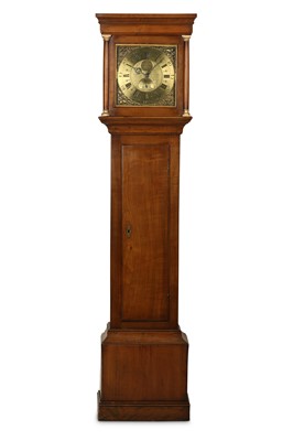 Lot 175 - AN 18TH CENTURY FRUITWOOD THIRTY HOUR LONGCASE...