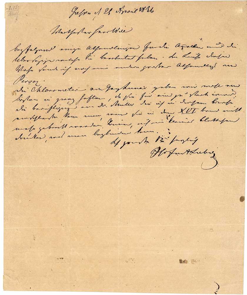 Lot 256 - Freiherr von Liebig (Justus) Autograph letter...